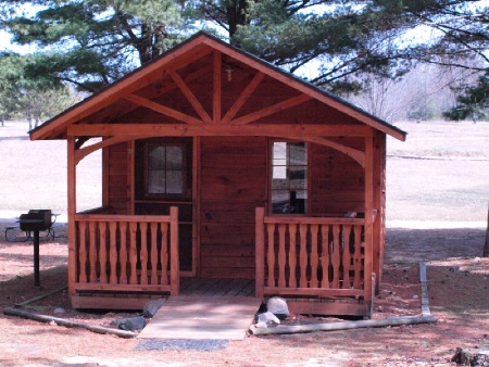 Mecosta Pines Campground Rental Cabin